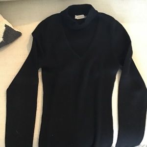 Ramy brook ring neck ribbed sweater